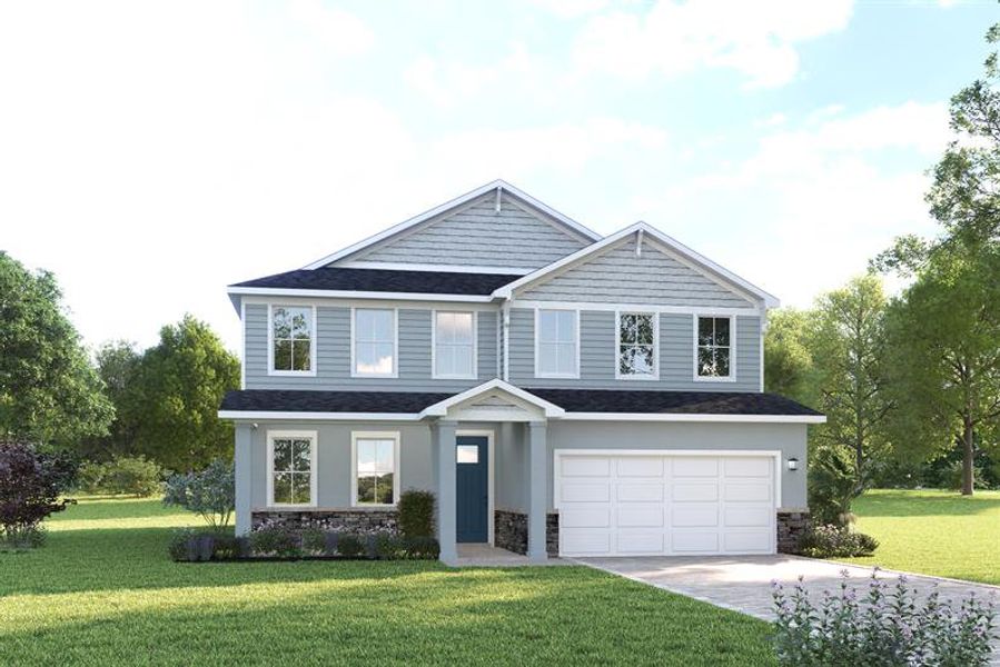 Front exterior of a home in the Brighton community, located in Venice, FL (Image 4). Front exterior of a home in the Brighton community, located in Venice, FL (Image 4).