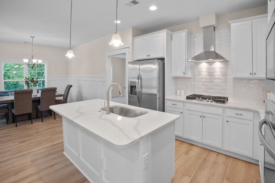 Furnished interior view inside a new home in The Sanctuary at Sunset Beach, Sunset Beach (Image 16).