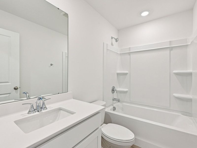 Furnished interior view inside a new home in Harper Landing, Stanley (Image 7).