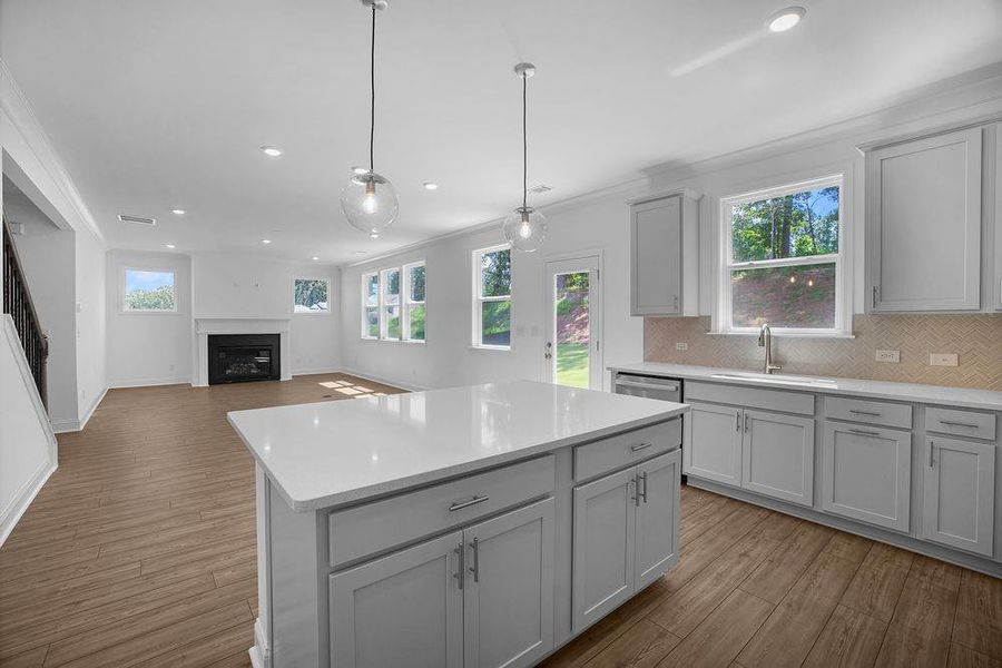 Furnished interior view inside a new home in Bailey Fence, Dacula (Image 15).