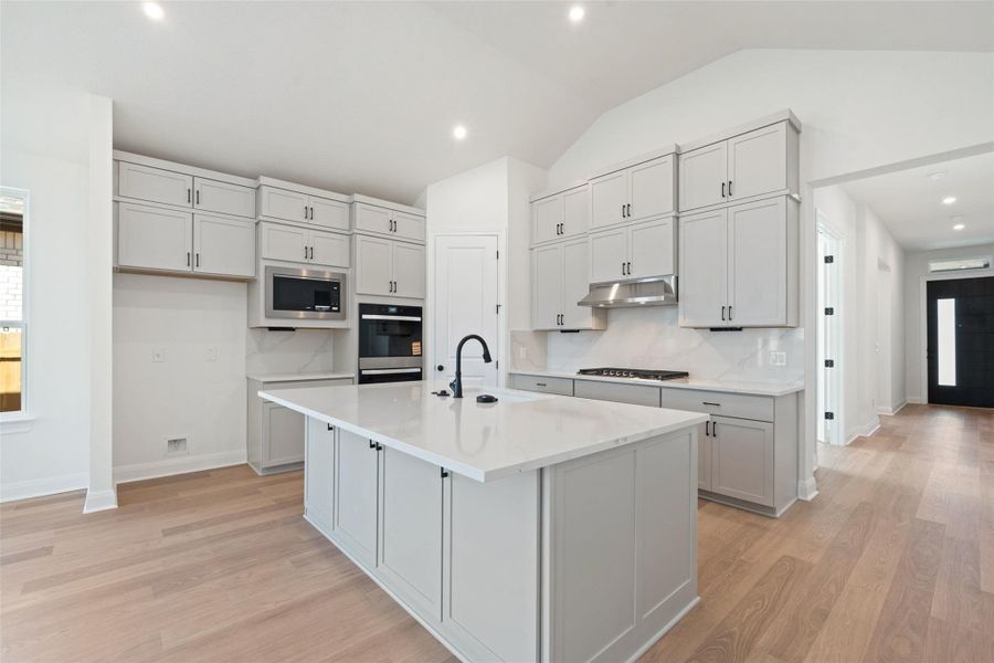 Furnished interior view inside a new home in Persimmon, Buda (Image 6).