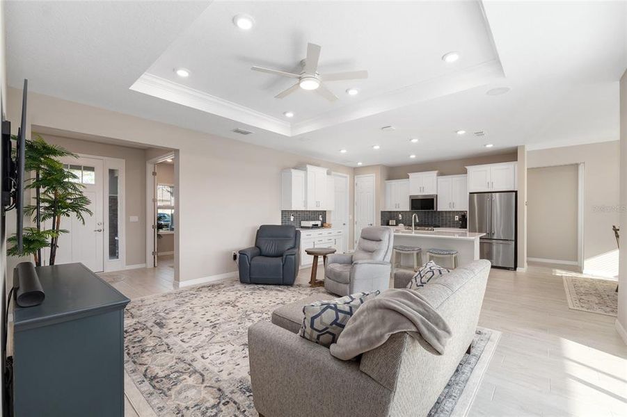 Furnished interior view inside a new home in , Ocala (Image 52).