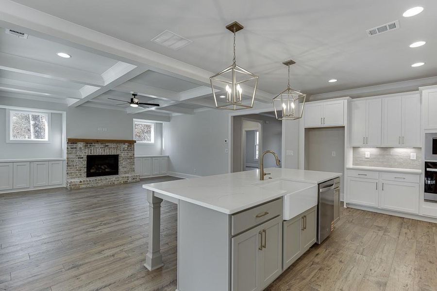 Furnished interior view inside a new home in , Buford (Image 13).
