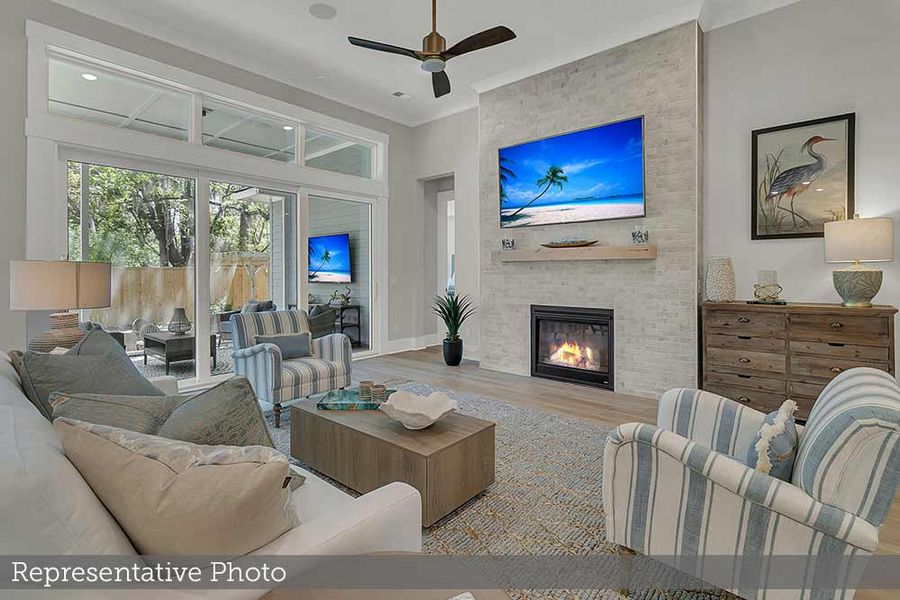 The Bridgeside - Family Room The Bridgeside - Family Room