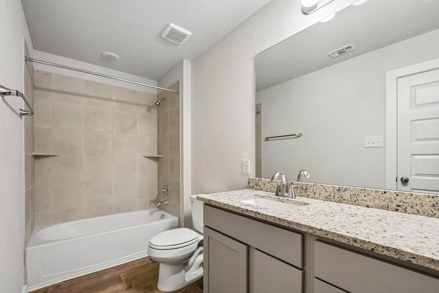 Furnished interior view inside a new home in Eastwood at Sonterra, Jarrell (Image 12).