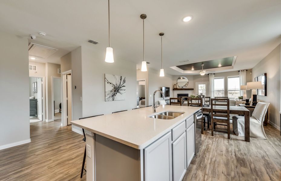 Furnished interior view inside a new home in Rosemary Fields, Godley (Image 17).