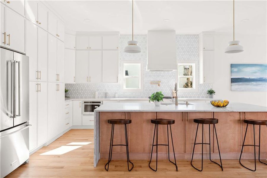 Furnished interior view inside a new home in , Atlanta (Image 6).