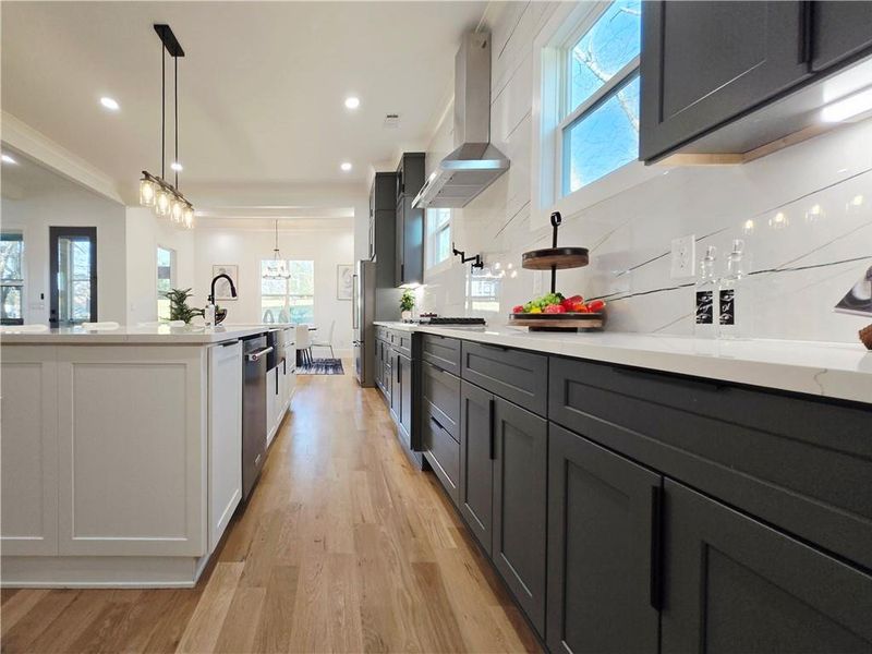 Furnished interior view inside a new home in , Atlanta (Image 17). Furnished interior view inside a new home in , Atlanta (Image 17).