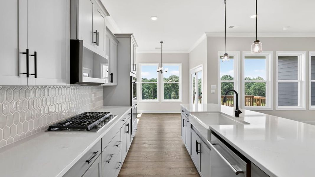 Furnished interior view inside a new home in Sunset Summits, Spartanburg (Image 14).