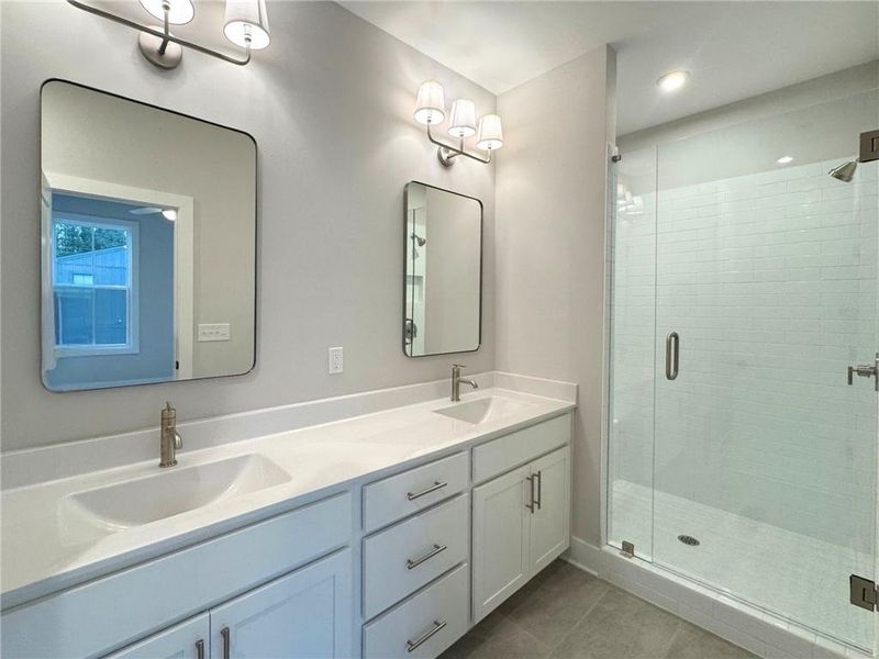 Furnished interior view inside a new home in , Alpharetta (Image 7).