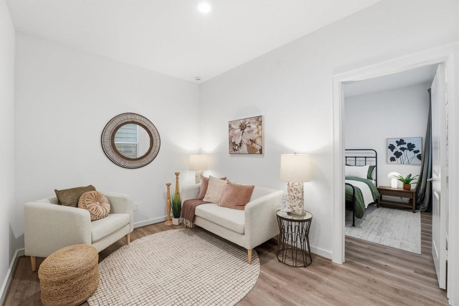 Furnished interior view inside a new home in Highland Commons, Houston (Image 4).