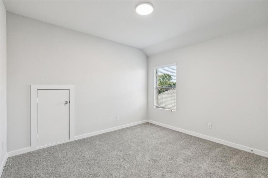 Bedroom in the Winters home plan by Trophy Signature Homes – REPRESENTATIVE PHOTO