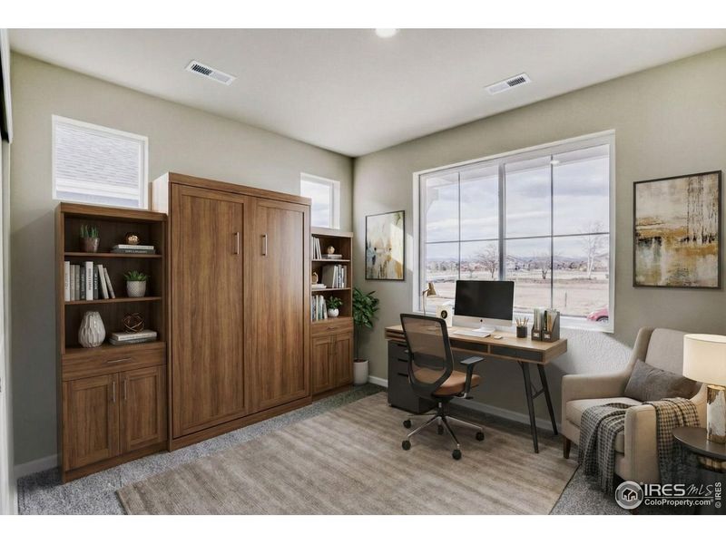Furnished interior view inside a new home in Hidden Creek, Frederick (Image 21).