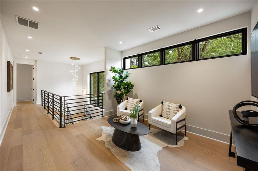 Furnished interior view inside a new home in , Atlanta (Image 47).