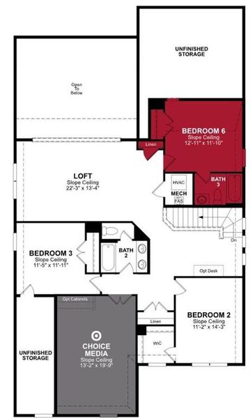 Beazer Homes Valencia on the Lake Blackburn floorplan.