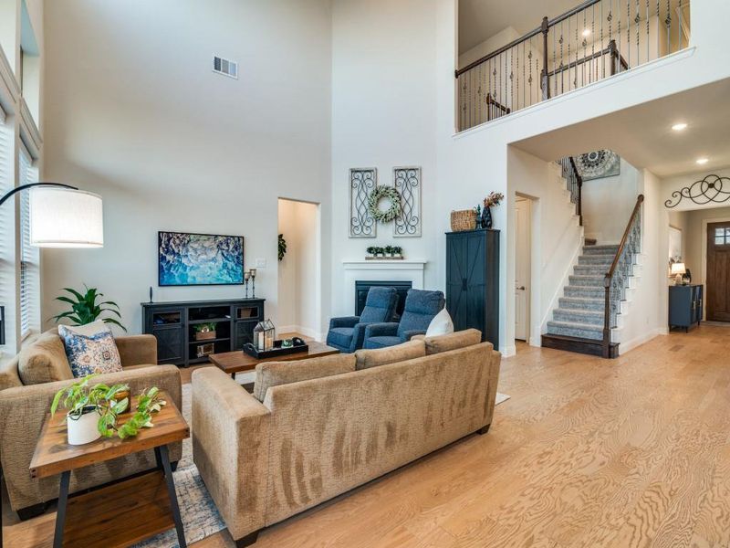 Furnished interior view inside a new home in , Wylie (Image 6). Furnished interior view inside a new home in , Wylie (Image 6).