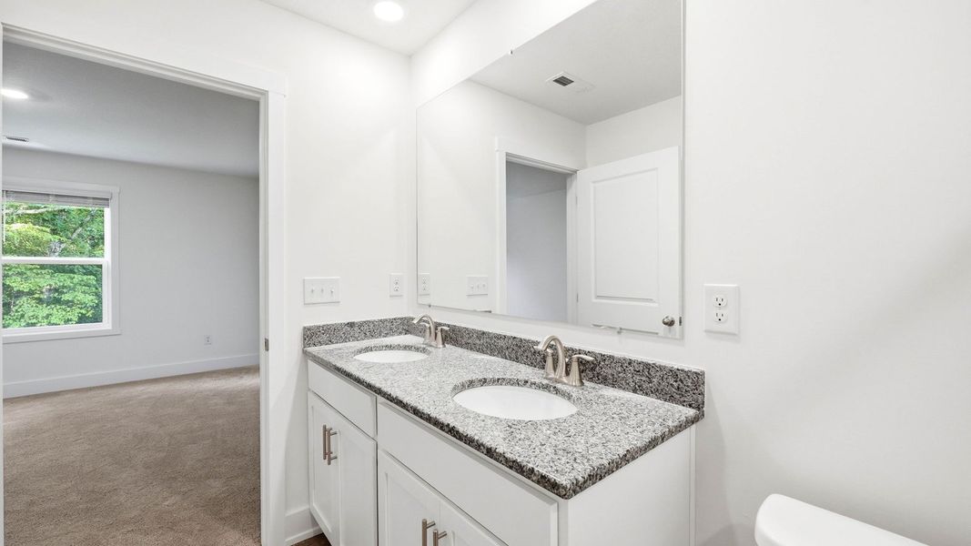 Furnished interior view inside a new home in Macon Townhomes, Seymour (Image 9). Furnished interior view inside a new home in Macon Townhomes, Seymour (Image 9).