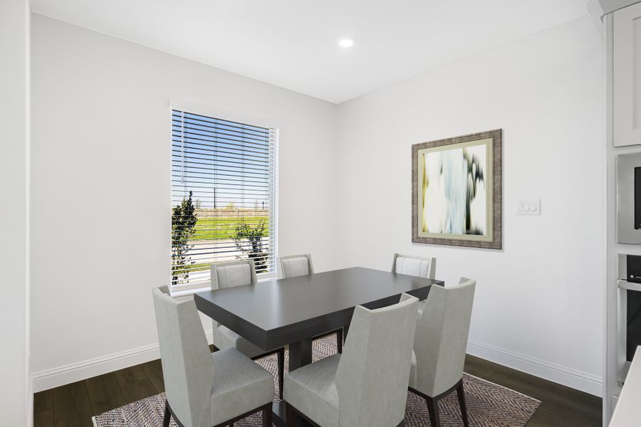 Furnished interior view inside a new home in Cross Creek Meadows, Celina (Image 7).