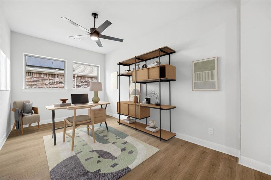 Furnished interior view inside a new home in Monterra - Classics, Fate (Image 13).