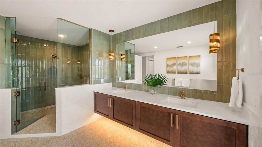 Furnished interior view inside a new home in , Sarasota (Image 20).