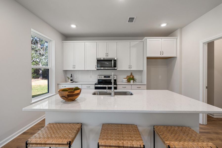 Furnished interior view inside a new home in The Oaks, Goose Creek (Image 4).