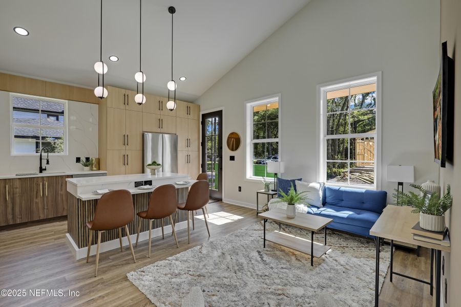 Furnished interior view inside a new home in , Jacksonville (Image 8).