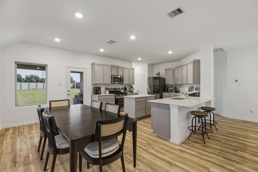 Furnished interior view inside a new home in Samara, League City (Image 17).