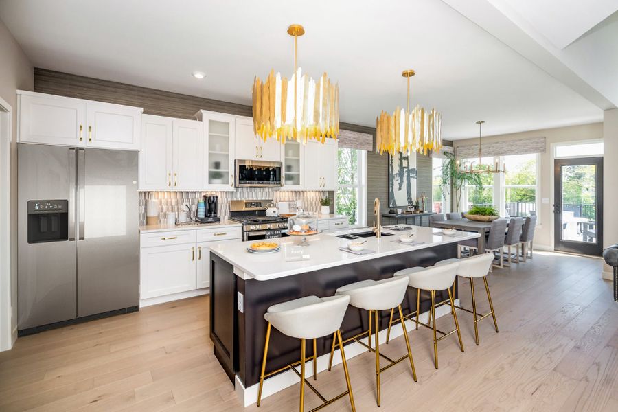 Representative furnished interior of a home built from the Avery by Fischer Homes in Twin Lakes, Hoschton (Image 64).