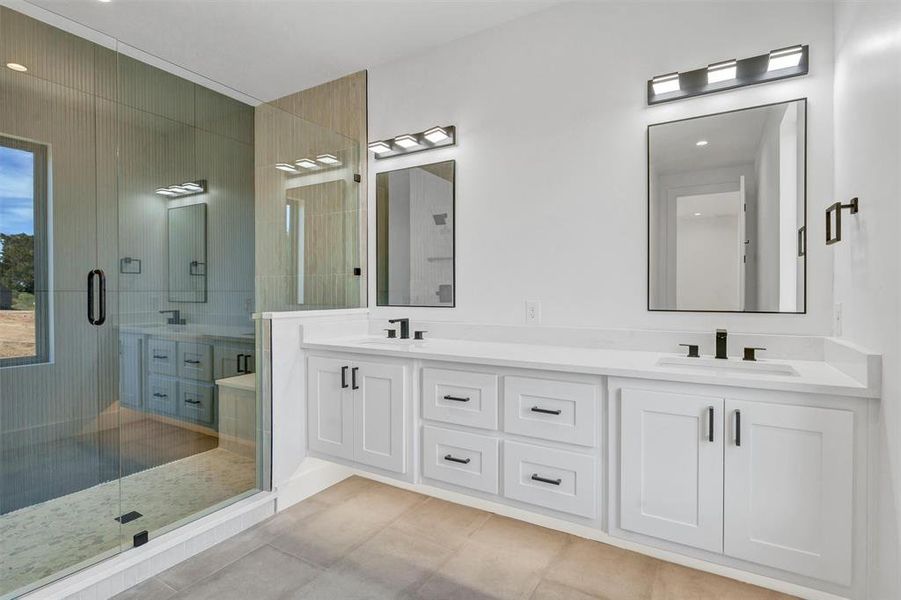 Furnished interior view inside a new home in , Graford (Image 9).