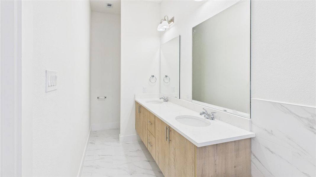 Furnished interior view inside a new home in , Houston (Image 9).