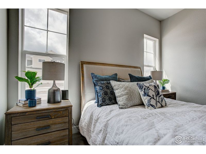 Furnished interior view inside a new home in The Lakes at Centerra - The Shores, Loveland (Image 15).