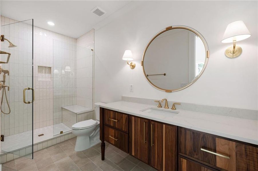 Furnished interior view inside a new home in , Atlanta (Image 8).