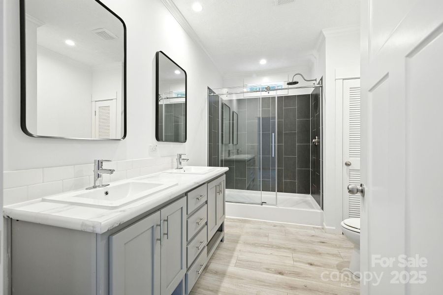 Furnished interior view inside a new home in , Statesville (Image 9).