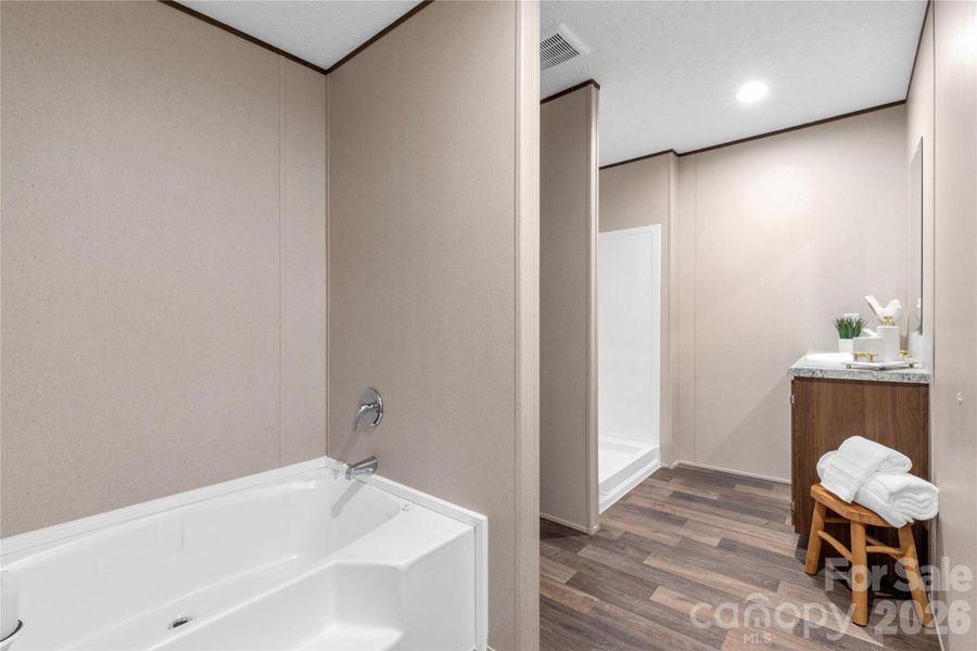 Furnished interior view inside a new home in , Blacksburg (Image 29).