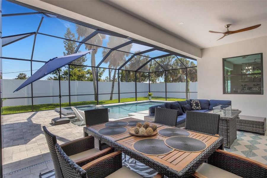 Exterior details and patio area of a home in , Nokomis (Image 26).