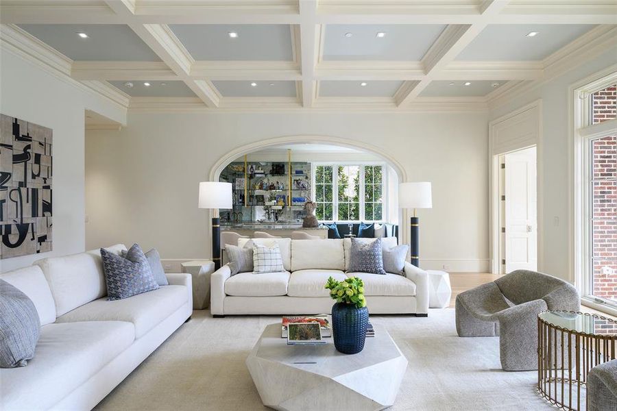 Furnished interior view inside a new home in , Highland Park (Image 29).