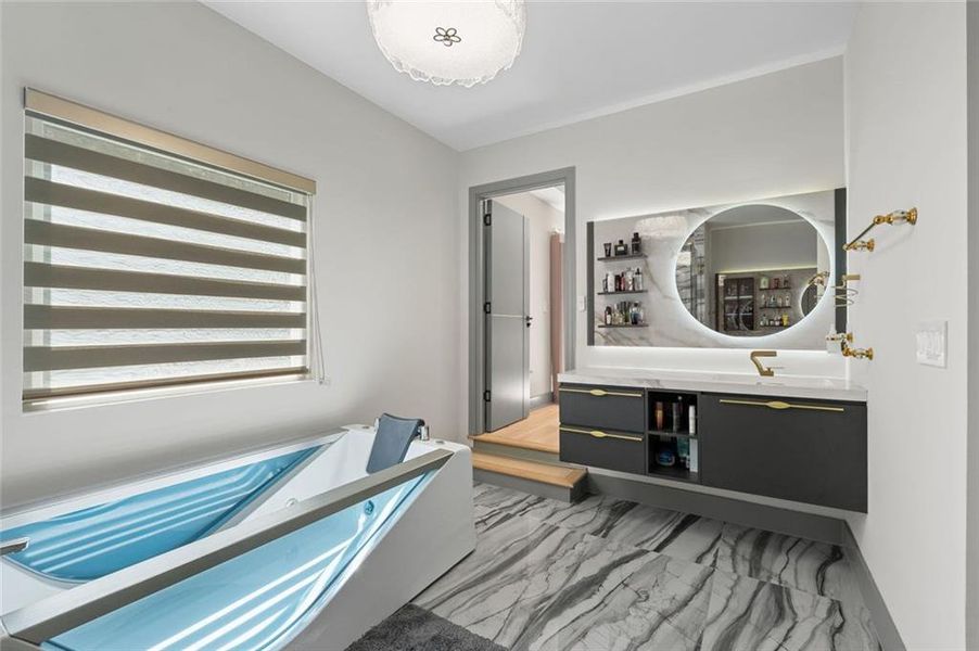 Furnished interior view inside a new home in , Stone Mountain (Image 18).