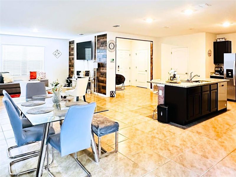 Furnished interior view inside a new home in , Harmony (Image 26).