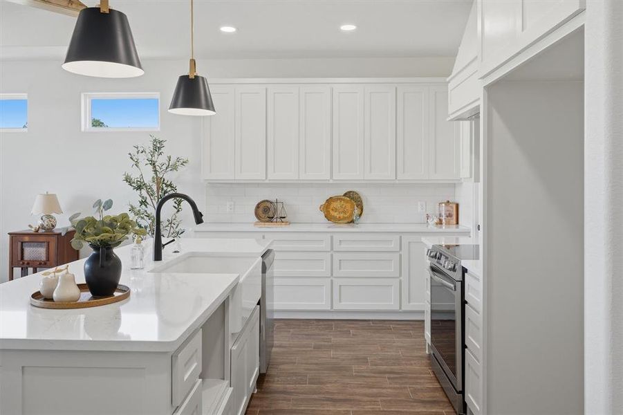Furnished interior view inside a new home in , Tolar (Image 6).