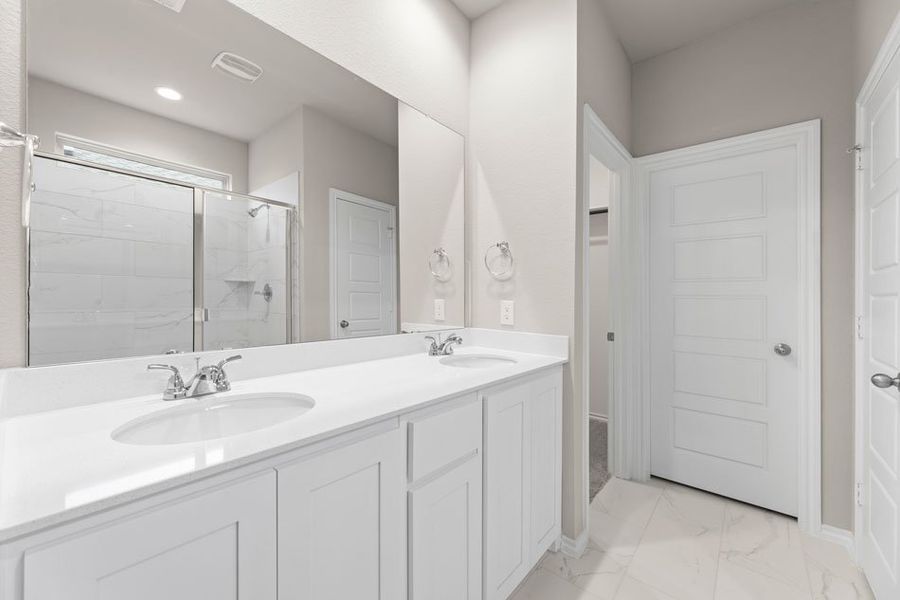 Representative exterior photo of a completed home built from the Willow by Impression Homes in Creekside Ranch, Blue Ridge, TX (Image 15).