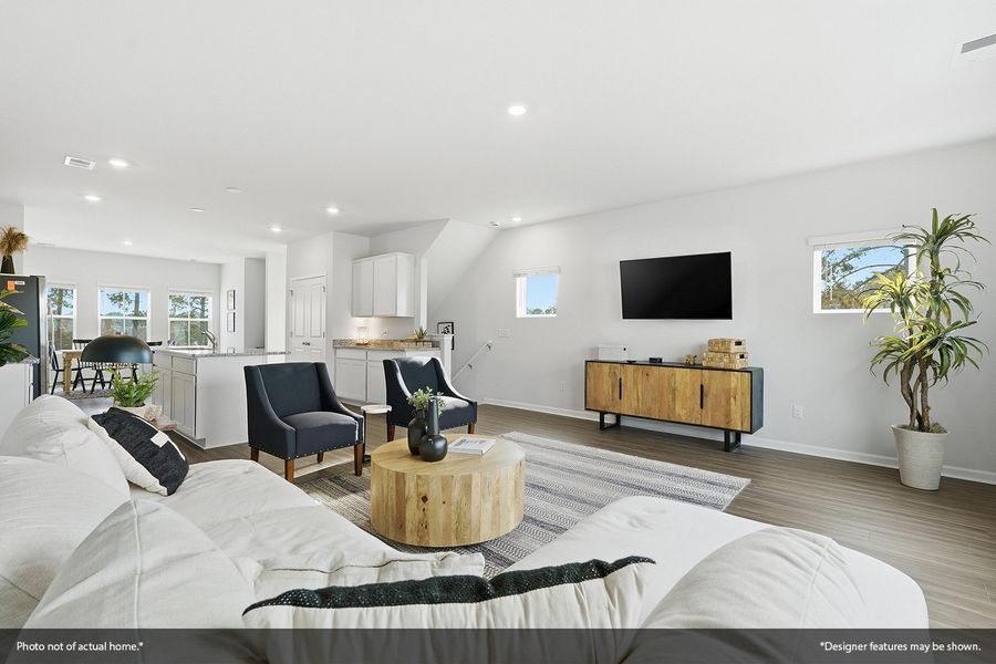 Furnished interior view inside a new home in Nichols Landing, Charlotte (Image 6).
