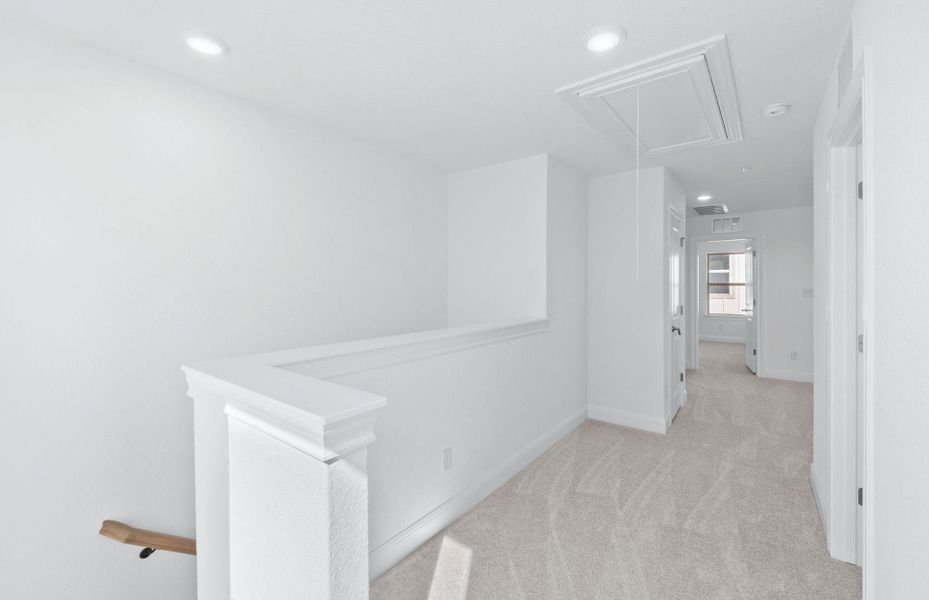 Spacious, unfurnished interior of a new home in Saddleback at Santa Rita Ranch, Liberty Hill (Image 44).