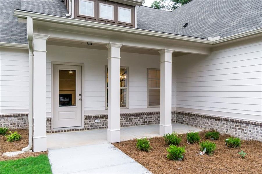 Exterior details and patio area of a home in , Snellville (Image 18).