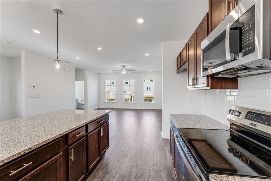 Furnished interior view inside a new home in Somerset at Veterans Memorial, Mableton (Image 13).