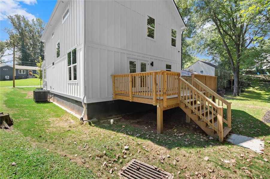 Exterior details and patio area of a home in , Atlanta (Image 24).