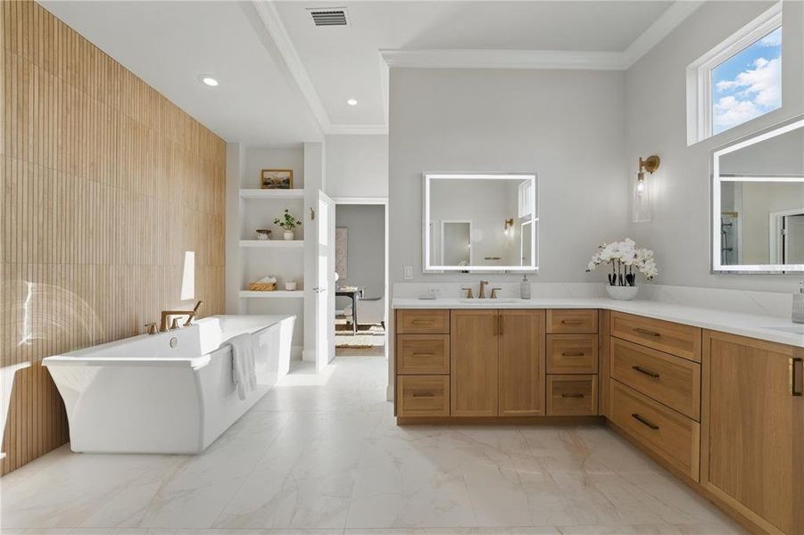 Furnished interior view inside a new home in , Archer (Image 31).