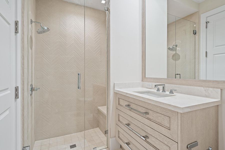 Furnished interior view inside a new home in , Delray Beach (Image 13).