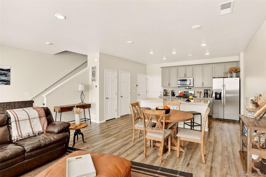 Furnished interior view inside a new home in , Aurora (Image 4). Furnished interior view inside a new home in , Aurora (Image 4).
