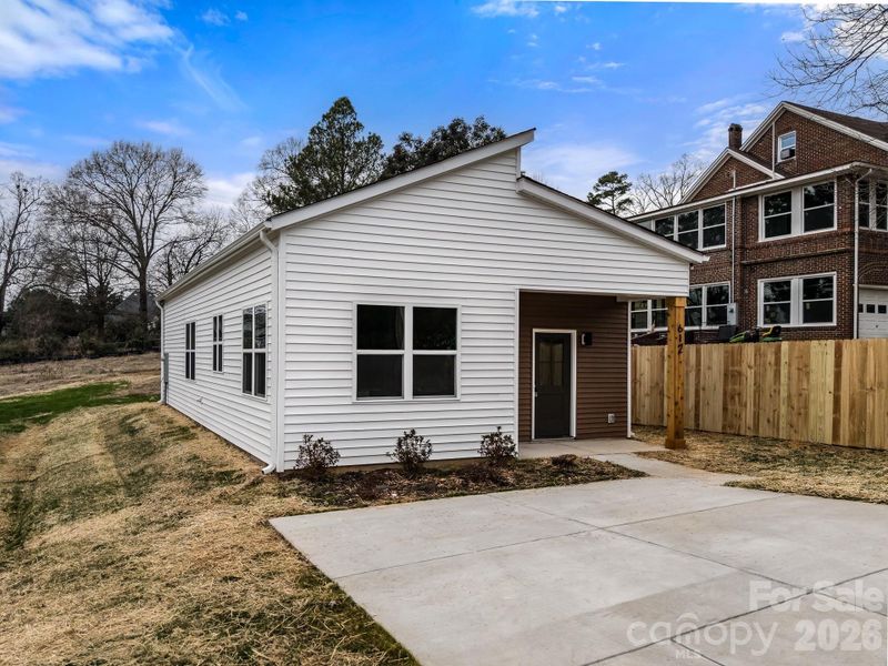 Exterior details and patio area of a home in , Albemarle (Image 3).