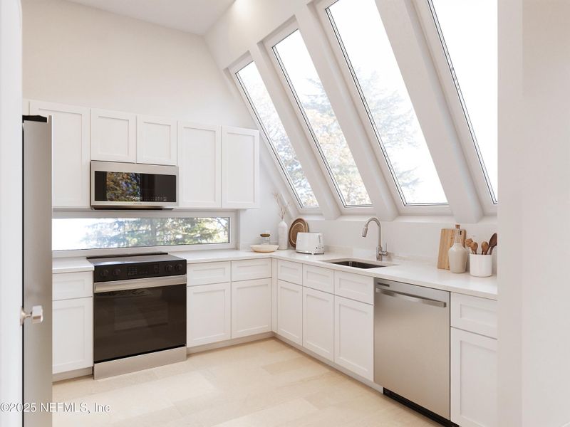 Furnished interior view inside a new home in , St. Augustine (Image 6).